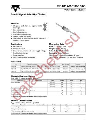 SD101C datasheet  